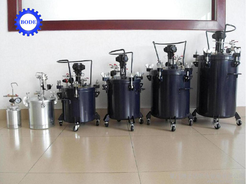 Pneumatic paint pressure bucket function introduction